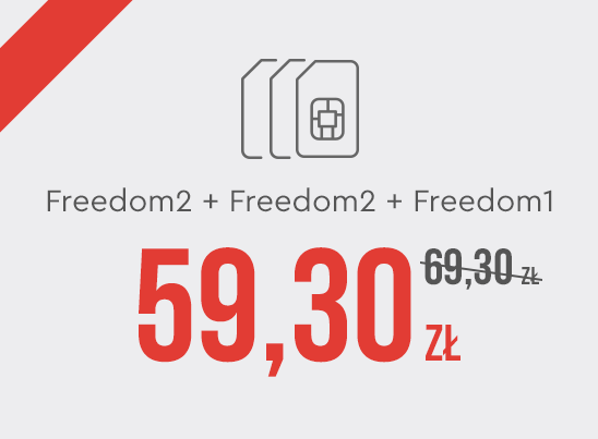 FreedomPack za 59,30 zł