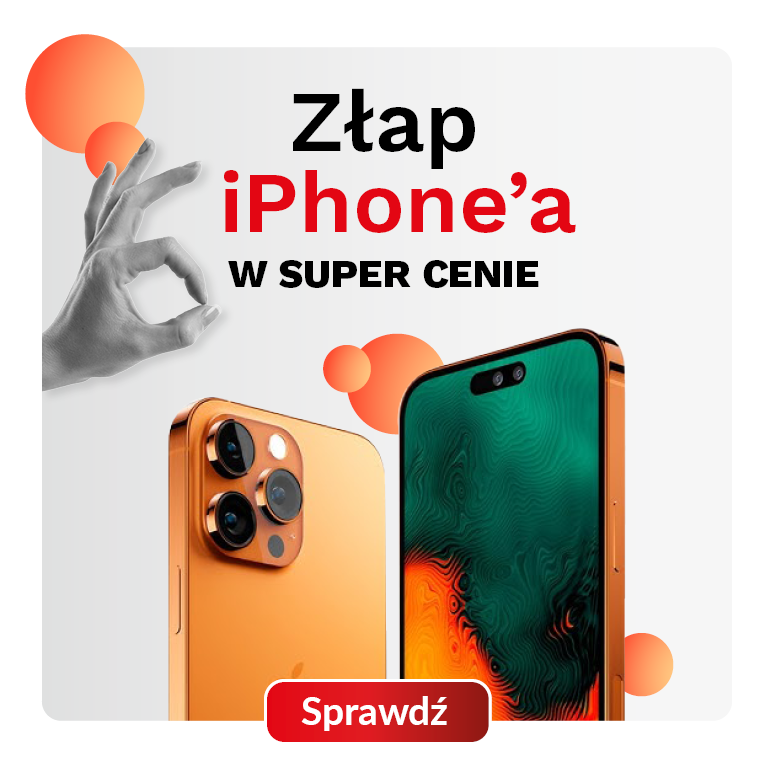 Oferta na zakup iphone'a - banner